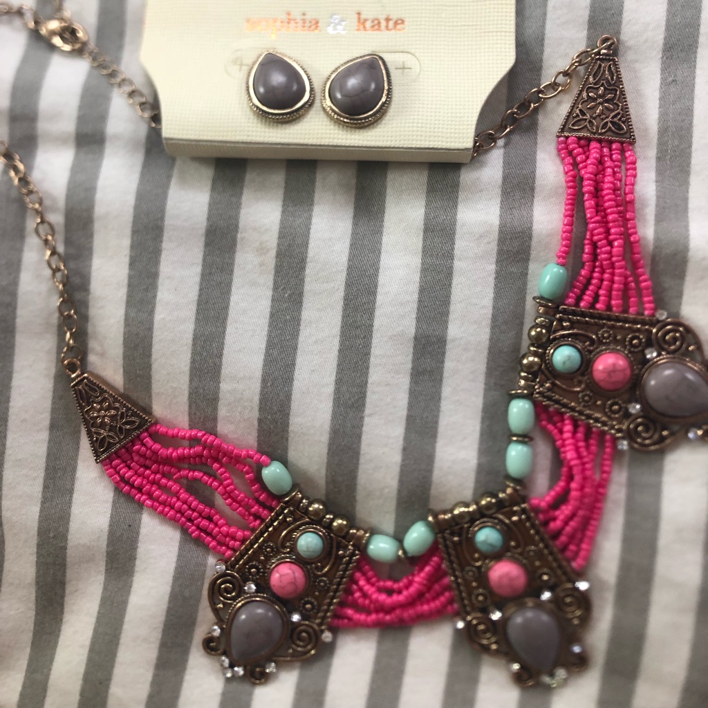 Nwt Necklace & Earring Set By Sophia & Kate